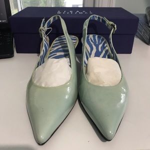 Stuart Weitzman Mint Slingbacks